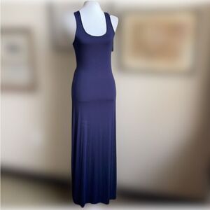 Pink Rose (Brand New) Blue Lightweight Maxi Dress w/Racerback Size: Small